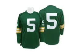 Green Bay Packers Men's Authentic Green Throwback Jersey (5 Paul Hornung)
