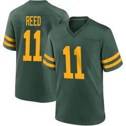 Green Bay Packers Men's Game Green Alternate Jersey (11 Jayden Reed)