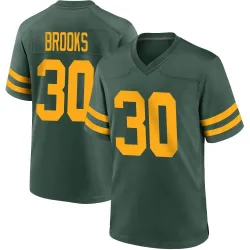 Green Bay Packers Men's Game Green Alternate Jersey (30 Chris Brooks)