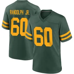 Green Bay Packers Men's Game Green Alternate Jersey (60 Keith Randolph Jr.)
