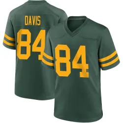 Green Bay Packers Men's Game Green Alternate Jersey (84 Tyler Davis)