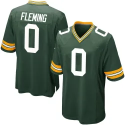 Green Bay Packers Men's Game Green Team Color Jersey (0 Julian Fleming)