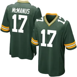 Green Bay Packers Men's Game Green Team Color Jersey (17 Brandon McManus)