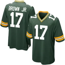 Green Bay Packers Men's Game Green Team Color Jersey (17 Sam Brown Jr.)