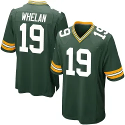 Green Bay Packers Men's Game Green Team Color Jersey (19 Daniel Whelan)