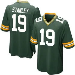 Green Bay Packers Men's Game Green Team Color Jersey (19 Dimitri Stanley)