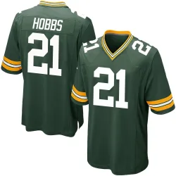 Green Bay Packers Men's Game Green Team Color Jersey (21 Nate Hobbs)