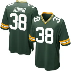 Green Bay Packers Men's Game Green Team Color Jersey (38 Gregory Junior)