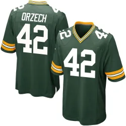 Green Bay Packers Men's Game Green Team Color Jersey (42 Matt Orzech)