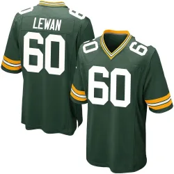 Green Bay Packers Men's Game Green Team Color Jersey (60 Jason Lewan)