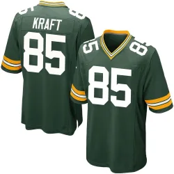 Green Bay Packers Men's Game Green Team Color Jersey (85 Tucker Kraft)