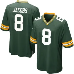 Green Bay Packers Men's Game Green Team Color Jersey (8 Josh Jacobs)