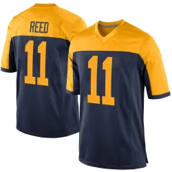 Green Bay Packers Men's Game Navy Alternate Jersey (11 Jayden Reed)