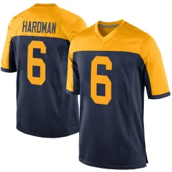 Green Bay Packers Men's Game Navy Alternate Jersey (6 Mecole Hardman)