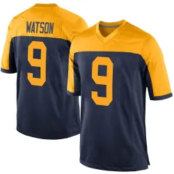 Green Bay Packers Men's Game Navy Alternate Jersey (9 Christian Watson)