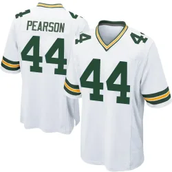 Green Bay Packers Men's Game White Jersey (44 Henry Pearson)