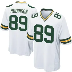 Green Bay Packers Men's Game White Jersey (89 Dave Robinson)