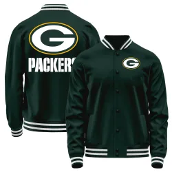 Green Bay Packers Men's Green Full-Snap Jacket