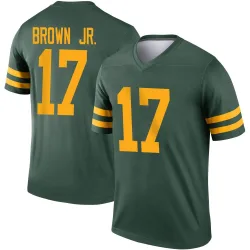 Green Bay Packers Men's Legend Green Alternate Jersey (17 Sam Brown Jr.)