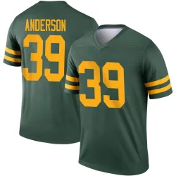 Green Bay Packers Men's Legend Green Alternate Jersey (39 Zayne Anderson)