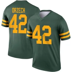 Green Bay Packers Men's Legend Green Alternate Jersey (42 Matt Orzech)
