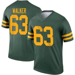 Green Bay Packers Men's Legend Green Alternate Jersey (63 Rasheed Walker)