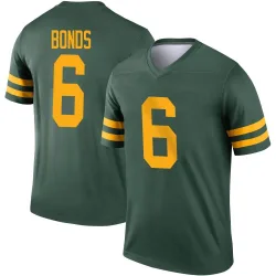 Green Bay Packers Men's Legend Green Alternate Jersey (6 Jadakis Bonds)