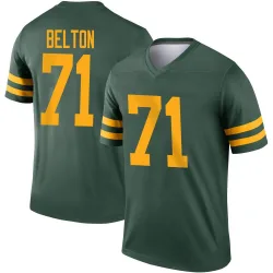 Green Bay Packers Men's Legend Green Alternate Jersey (71 Anthony Belton)
