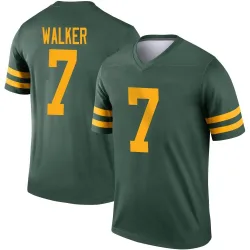 Green Bay Packers Men's Legend Green Alternate Jersey (7 Quay Walker)