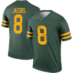 Green Bay Packers Men's Legend Green Alternate Jersey (8 Josh Jacobs)