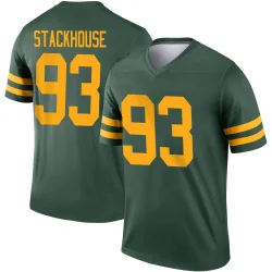 Green Bay Packers Men's Legend Green Alternate Jersey (93 Nazir Stackhouse)