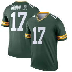 Green Bay Packers Men's Legend Green Jersey (17 Sam Brown Jr.)