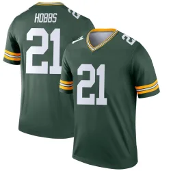 Green Bay Packers Men's Legend Green Jersey (21 Nate Hobbs)