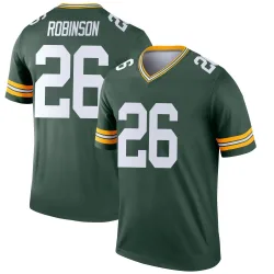 Green Bay Packers Men's Legend Green Jersey (26 Micah Robinson)