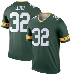 Green Bay Packers Men's Legend Green Jersey (32 MarShawn Lloyd)