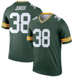 Green Bay Packers Men's Legend Green Jersey (38 Gregory Junior)