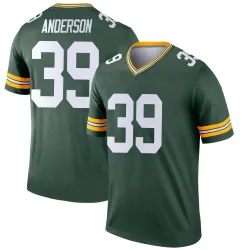 Green Bay Packers Men's Legend Green Jersey (39 Zayne Anderson)