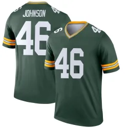 Green Bay Packers Men's Legend Green Jersey (46 Amar Johnson)