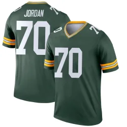 Green Bay Packers Men's Legend Green Jersey (70 Michael Jordan)