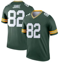 Green Bay Packers Men's Legend Green Jersey (82 Jadon Janke)