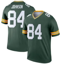 Green Bay Packers Men's Legend Green Jersey (84 Cornelius Johnson)