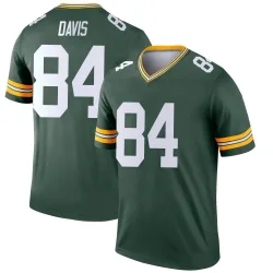 Green Bay Packers Men's Legend Green Jersey (84 Tyler Davis)