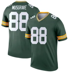 Green Bay Packers Men's Legend Green Jersey (88 Luke Musgrave)
