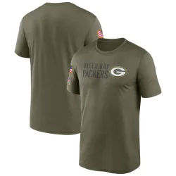 Green Bay Packers Men's Legend Olive 2022 Salute to Service Team T-Shirt