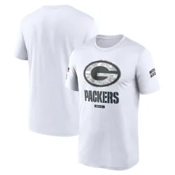 Green Bay Packers Men's Legend White 2024 Salute To Service Performance T-Shirt