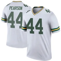 Green Bay Packers Men's Legend White Color Rush Jersey (44 Henry Pearson)