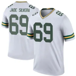 Green Bay Packers Men's Legend White Color Rush Jersey (69 Nesta Jade Silvera)