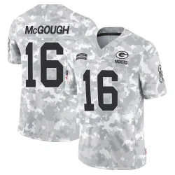 Green Bay Packers Men's Limited Arctic Camo 2024 Salute to Service Jersey (16 Alex McGough)