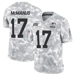 Green Bay Packers Men's Limited Arctic Camo 2024 Salute to Service Jersey (17 Brandon McManus)