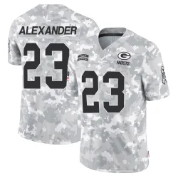 Green Bay Packers Men's Limited Arctic Camo 2024 Salute to Service Jersey (23 Jaire Alexander)
